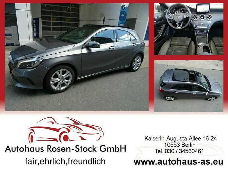 Mountain greymet (metallic) Gebraucht 2016 Mercedes A200 Limousine | 17.900 € (Fairer Preis) - Bild 1/3