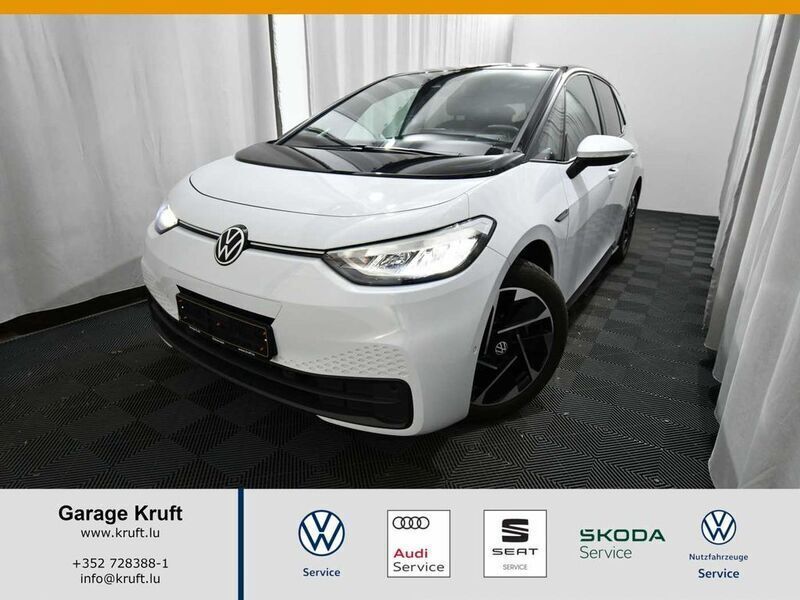 Weiß Gebraucht 2023 VW ID.3 Pro Performance Kleinwagen | 23.890 € (Guter Preis) - Bild 1/4