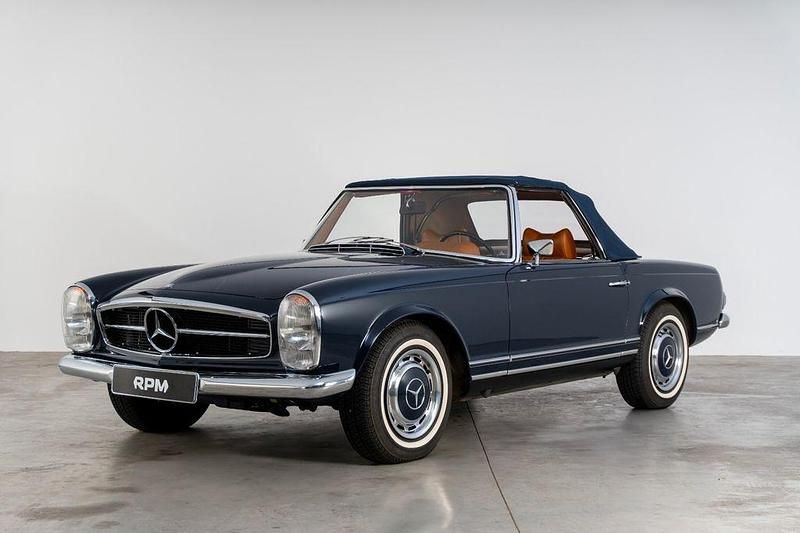 Gebraucht Mercedes SL280 170 PS (125 kW) 1968 Blau Cabrio
