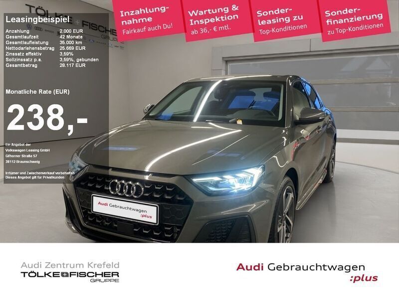 Chronosgrau (metallic) Gebraucht 2024 Audi A1 Sportback S-Line Kleinwagen | 26.698 € (Fairer Preis) - Bild 1/4