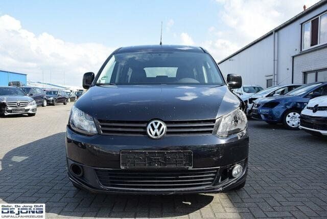 Gebraucht VW Caddy Maxi Trendline 140 PS (102 kW) 2012 Schwarz metallic Van / Kleinbus