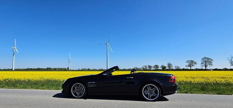 Schwarz Gebraucht 2007 Mercedes SL55 AMG AMG Cabrio | 49.970 € - Bild 1/4