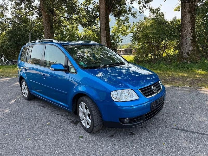 Blau Gebraucht 2003 VW Touran Highline Van / Kleinbus | 1.300 € (Superpreis) - Bild 1/4