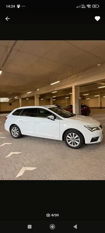 Gebraucht Seat Leon Style 116 PS (85 kW) 2020 Weiß Limousine