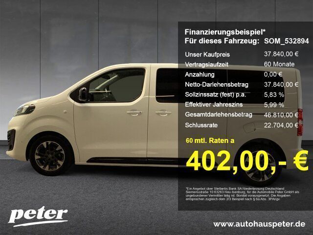 Jade weiss/arktis weiss Gebraucht 2021 Opel Zafira Life Elegance Van | 37.840 € (Fairer Preis) - Bild 1/4