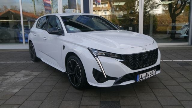 Okenit weiß metallic Gebraucht 2023 Peugeot e-308 GT Kleinwagen | 31.999 € (Fairer Preis) - Bild 1/4
