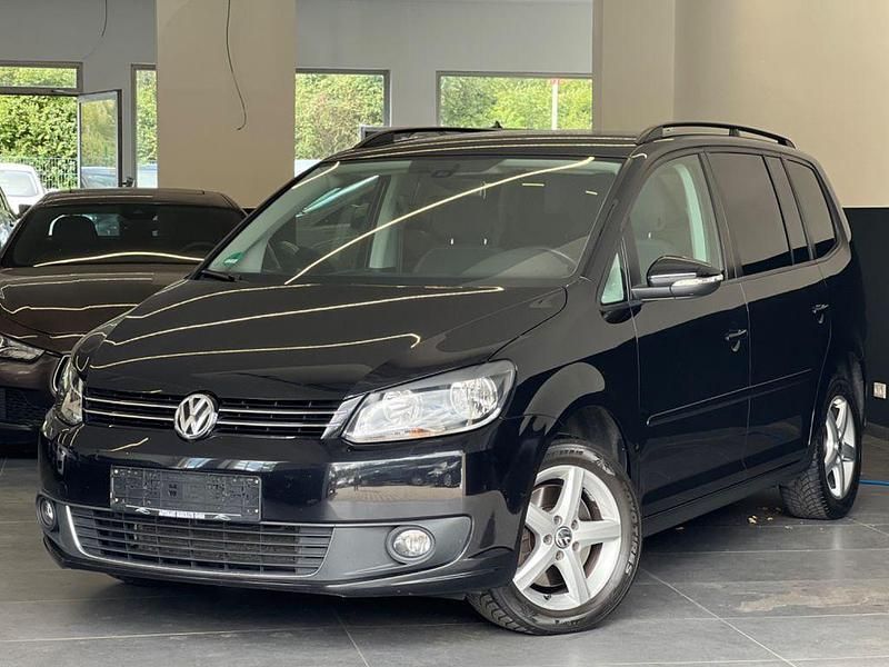 Schwarz Gebraucht 2012 VW Touran Comfortline Van / Kleinbus | 9.990 € (Fairer Preis) - Bild 1/4