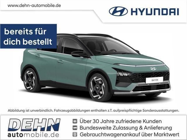 Phantom black (schwarz) Gebraucht 2024 Hyundai Bayon Trend SUV | 19.950 € (Superpreis) - Bild 1/1