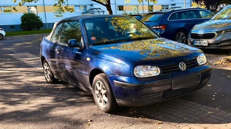 Blau Gebraucht 1999 VW Golf Cabriolet Cabrio | 1.000 € (Superpreis) - Bild 1/4