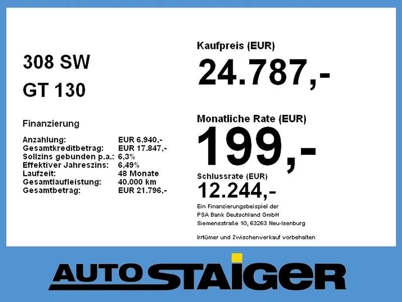 Gebraucht Peugeot 308 SW GTi 131 PS (96 kW) 2025 Lack grau artense/typ aussenve Kombi