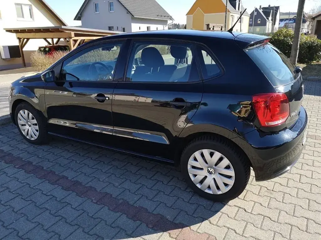 Gebraucht VW Polo Trendline 60 PS (44 kW) 2012 Schwarz Kleinwagen