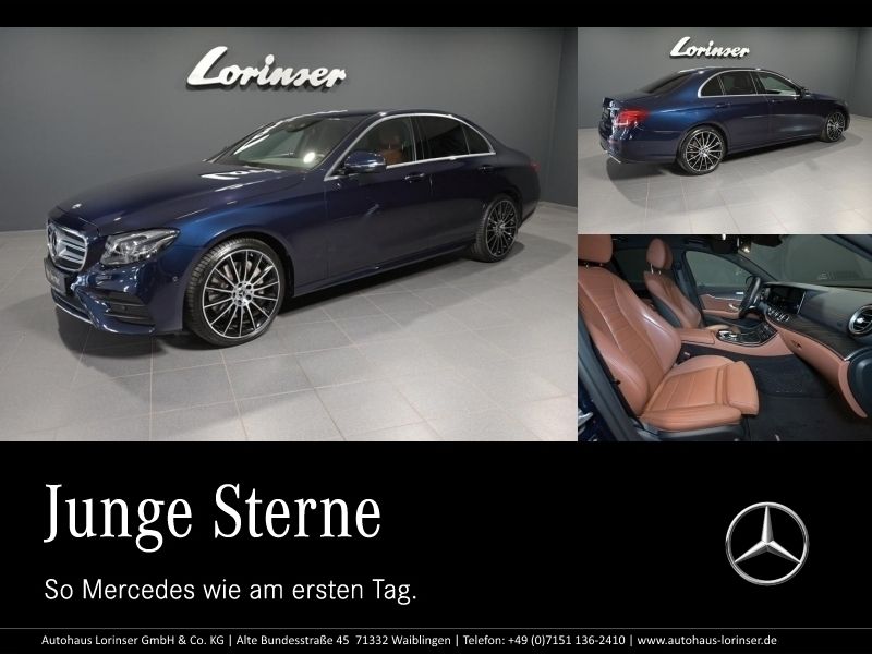 Gebraucht Mercedes E400 AMG 340 PS (250 kW) 2019 Blau cavansitblau (metallic) Limousine