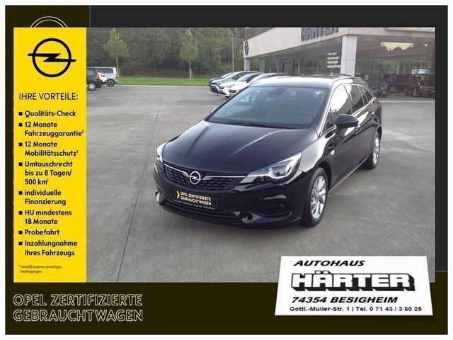 Usado Opel Astra Elegance 122 HP (89 kW) 2021 Preto Carrinha