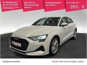 Gebraucht Audi A3 Advanced Plus 116 PS (85 kW) 2025 Weiß (2y gletscherweiß metallic) Limousine