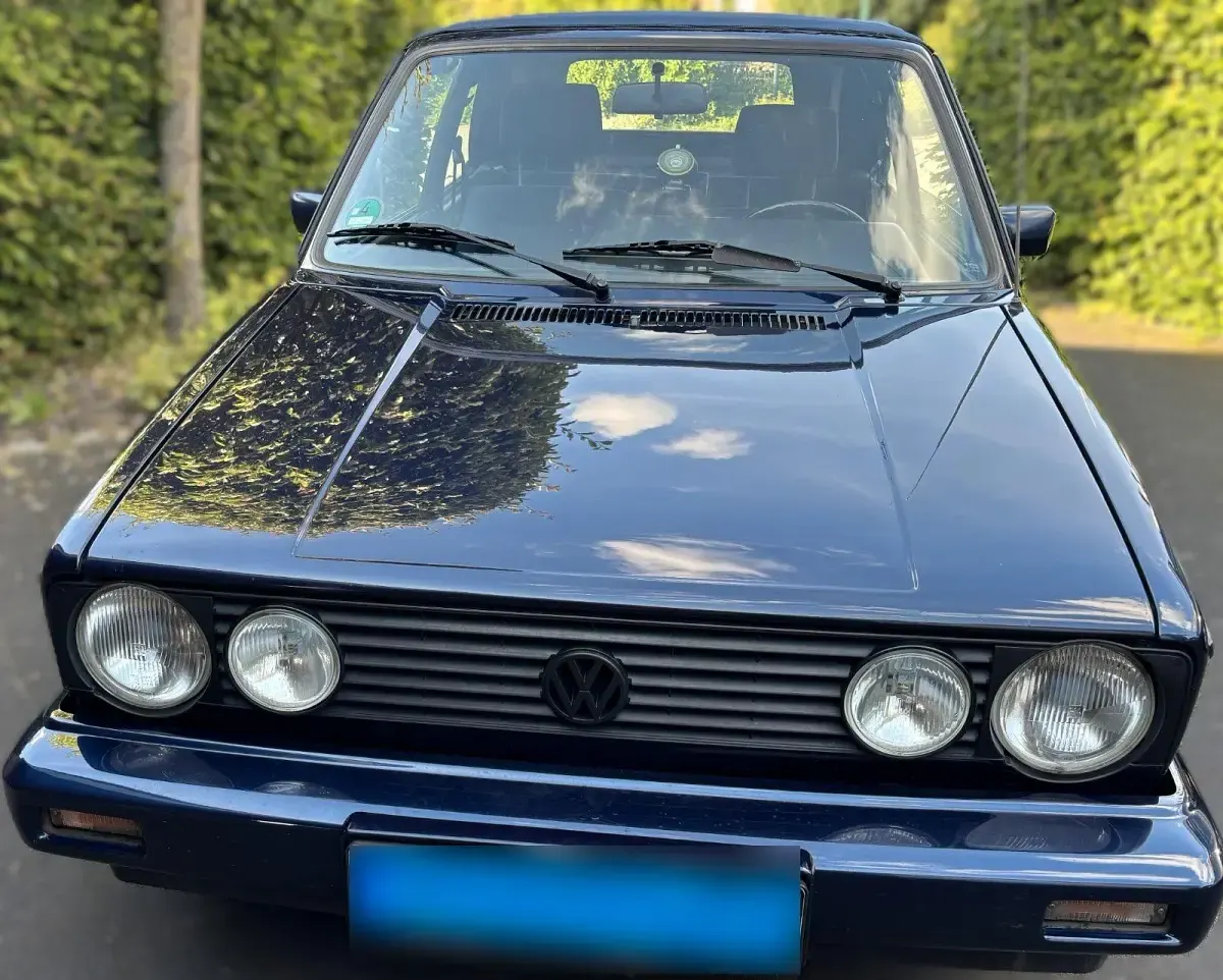 Gebraucht VW Golf Cabriolet Classicline 98 PS (72 kW) 1991 Blau Cabrio