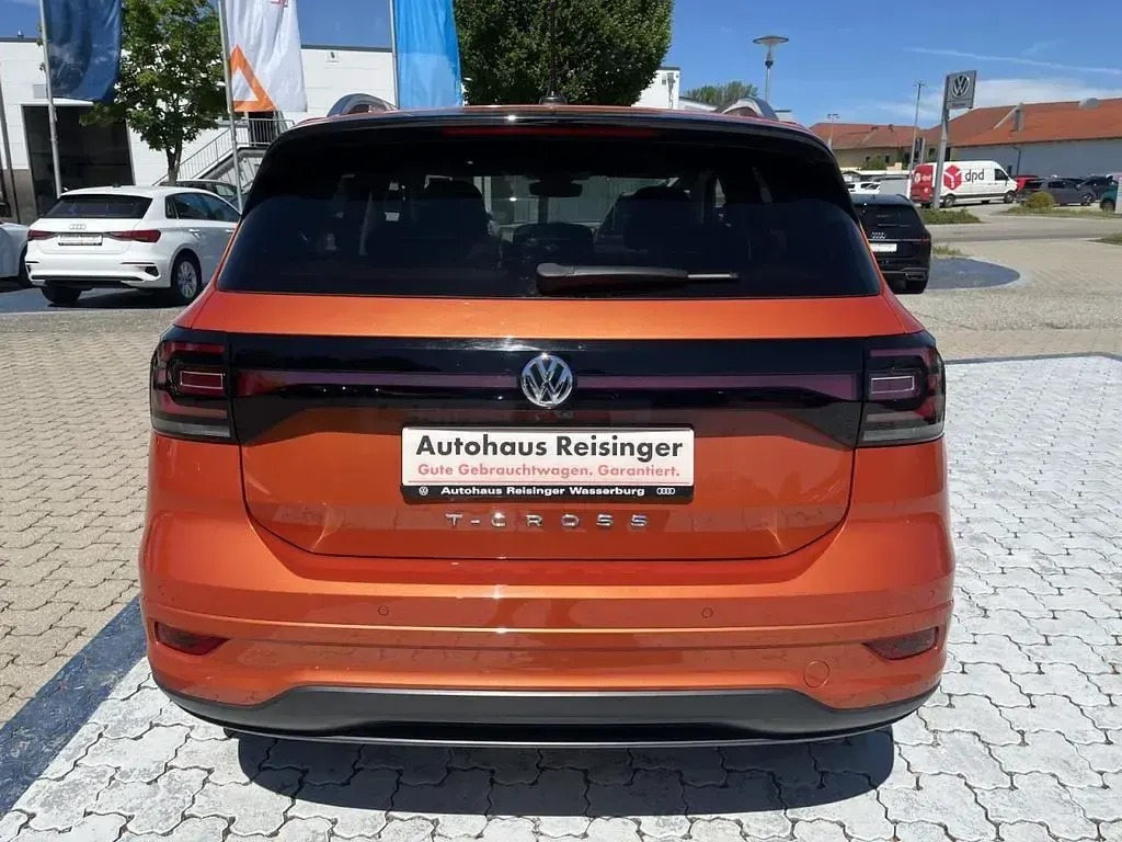 Gebraucht VW T-Cross R-line 116 PS (85 kW) 2019 Orange SUV