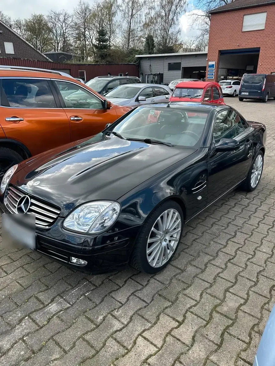 Gebraucht Mercedes SLK200 136 PS (100 kW) 1999 Schwarz Cabrio