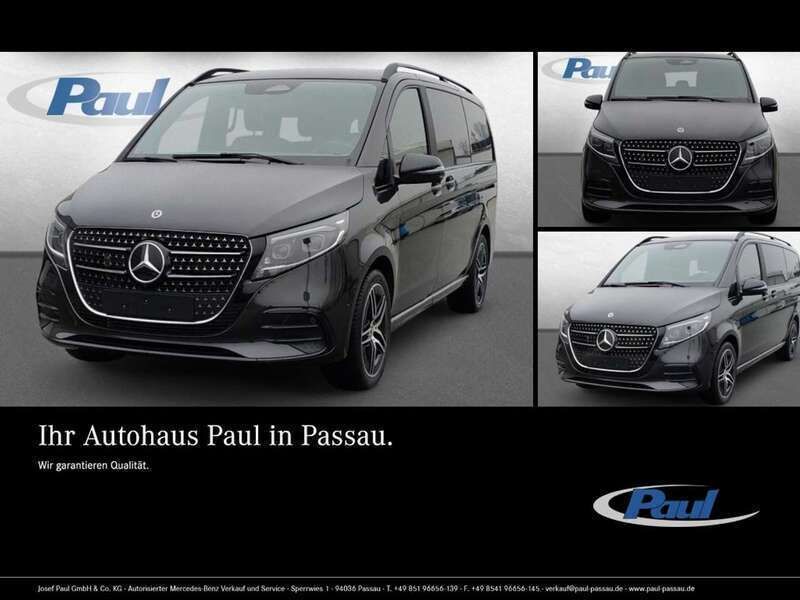 Grau graphitgrau metallic Gebraucht 2024 Mercedes V300 Exclusive Van / Kleinbus | 98.900 € - Bild 1/4
