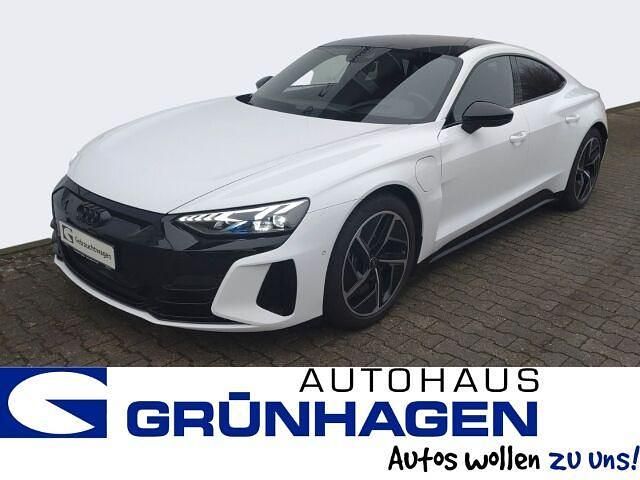 Ibisweiß Gebraucht 2022 Audi e-tron GT quattro Comfort Limousine | 61.880 € (Teuer) - Bild 1/2