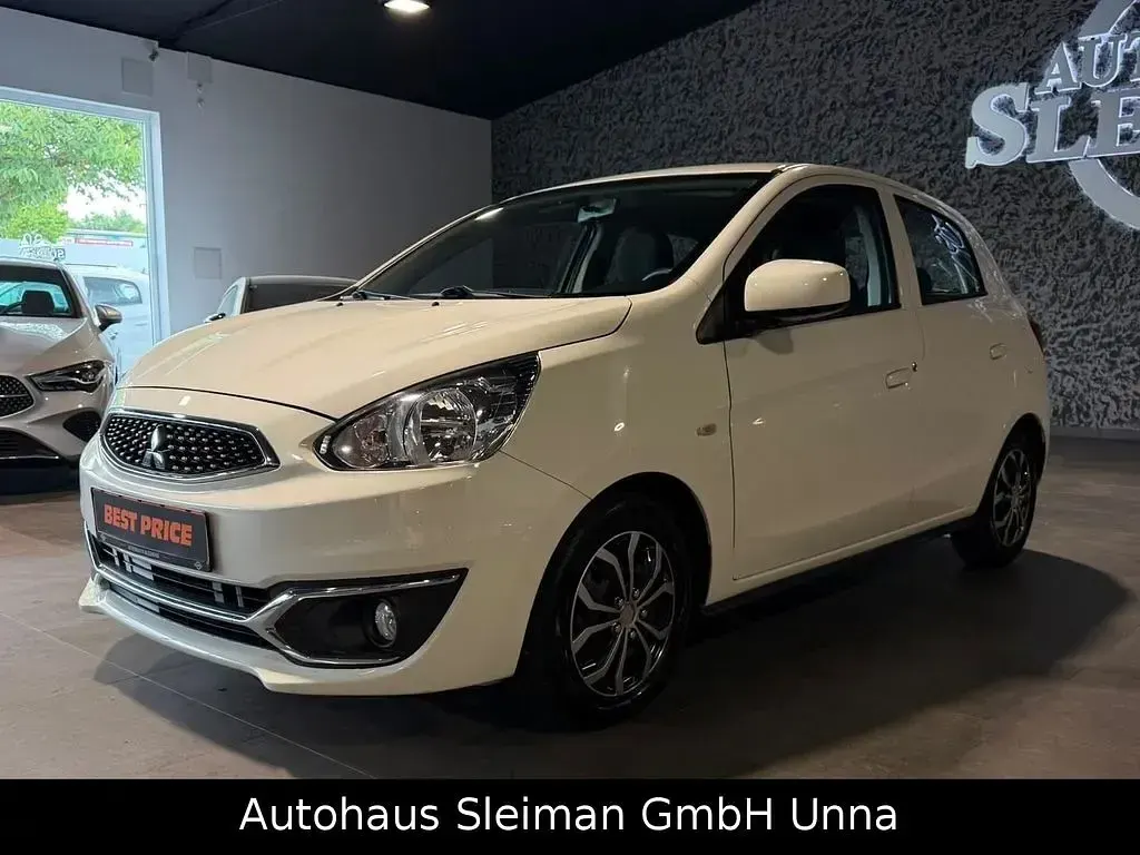 Gebraucht Mitsubishi Space Star Diamant Edition 71 PS (52 kW) 2019 Weiß Kleinwagen
