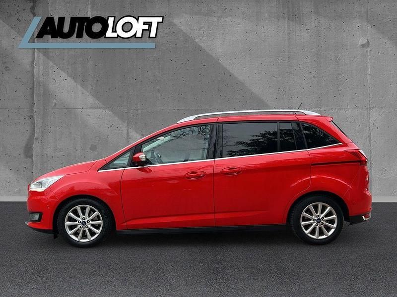 Gebraucht Ford Grand C-Max Titanium 125 PS (91 kW) 2017 Rot Van / Kleinbus
