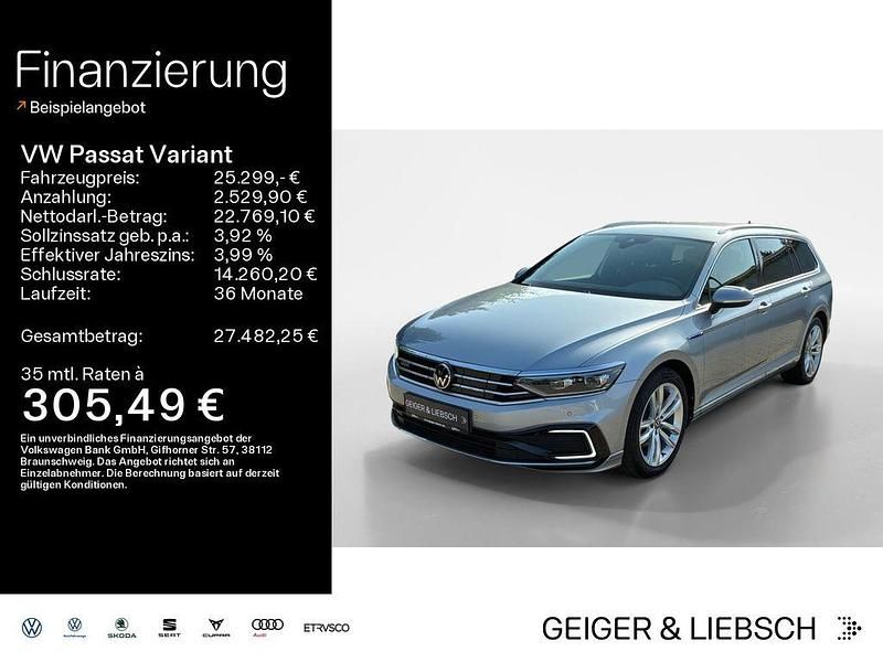 Pyritsilber metallic Gebraucht 2020 VW Passat GTE Kombi | 25.299 € (Fairer Preis) - Bild 1/4