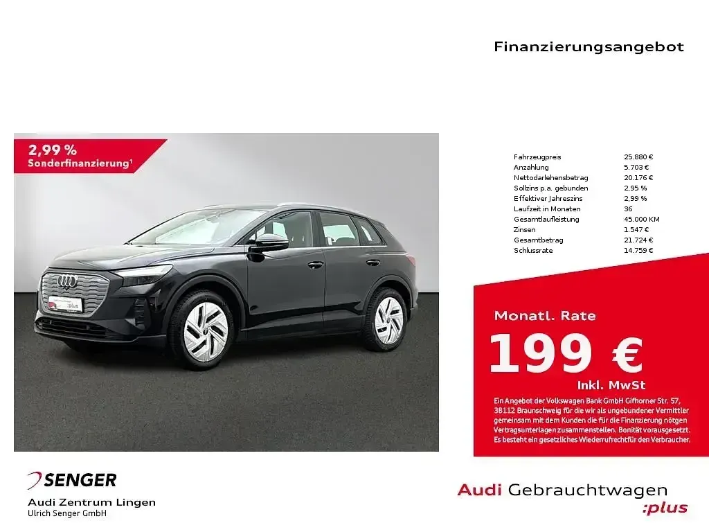 Second-hand Audi Q4 e-tron Comfort 125 kW (170 CP) 2023 SUV