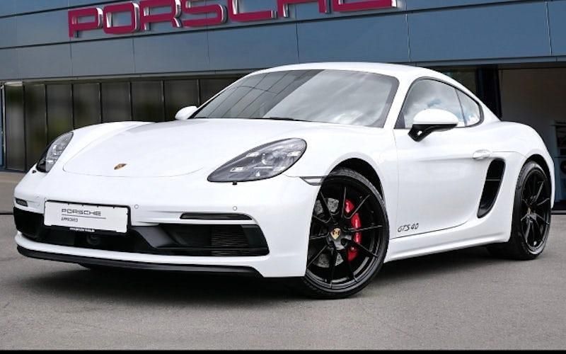 Weiß Gebraucht 2024 Porsche 718 Cayman GTS Coupé | 96.488 € - Bild 1/4
