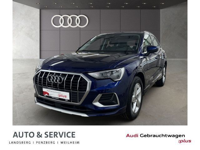 Blau 2d navarrablau metallic metallic Gebraucht 2021 Audi Q3 Advanced SUV | 26.990 € (Fairer Preis) - Bild 1/4