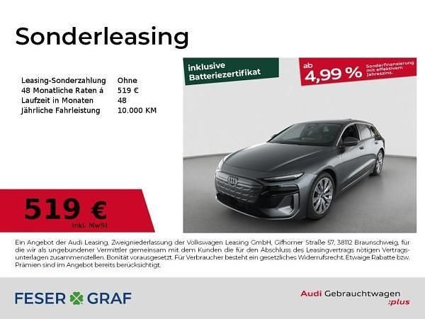 Grau (daytonagrau perleffekt) Gebraucht 2025 Audi A6 e-tron S-Line Kombi | 64.480 € (Fairer Preis) - Bild 1/2