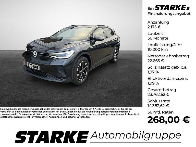 Blue dusk metallic Gebraucht 2022 VW ID.4 Pro Performance SUV | 24.840 € (Fairer Preis) - Bild 1/4
