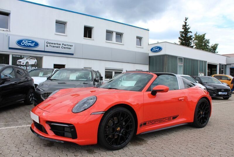 Lavaorange Gebraucht 2021 Porsche 911 Targa 4 Sport Cabrio | 156.970 € (Teuer) - Bild 1/4