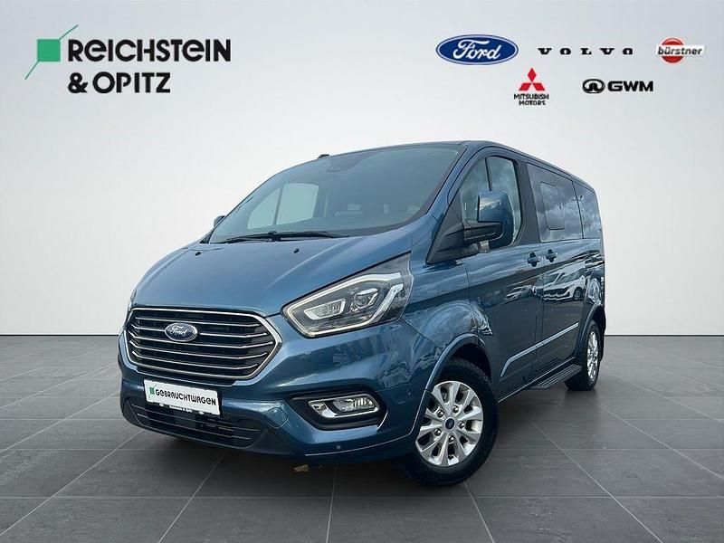 Blazerblau Gebraucht 2021 Ford Tourneo Custom Titanium Van | 34.990 € (Fairer Preis) - Bild 1/4