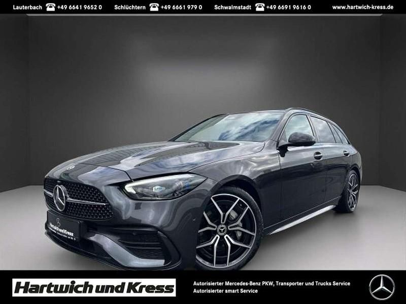 Lack graphitgrau Gebraucht 2024 Mercedes C200 AMG line Kombi | 44.890 € (Teuer) - Bild 1/4