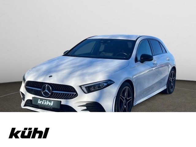Polarweiss unilack Gebraucht 2021 Mercedes A200 AMG line Limousine | 26.990 € (Fairer Preis) - Bild 1/4