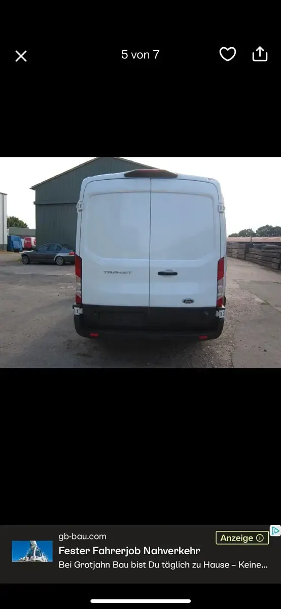 Gebraucht Ford Transit 131 PS (96 kW) 2020 Weiß Van / Kleinbus
