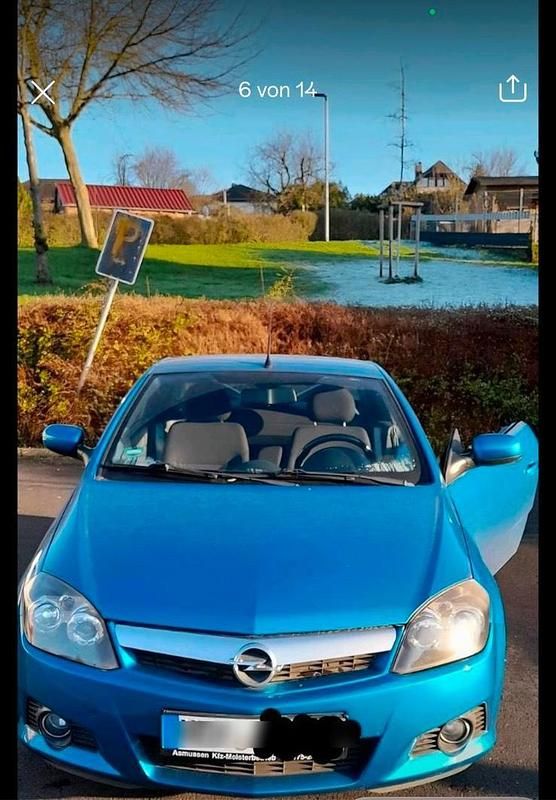 Blau Gebraucht 2005 Opel Tigra Cabrio | 650 € (Guter Preis) - Bild 1/4