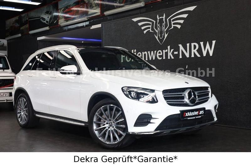 Weiß Gebraucht 2018 Mercedes GLC220 AMG SUV | 22.970 € (Teuer) - Bild 1/4
