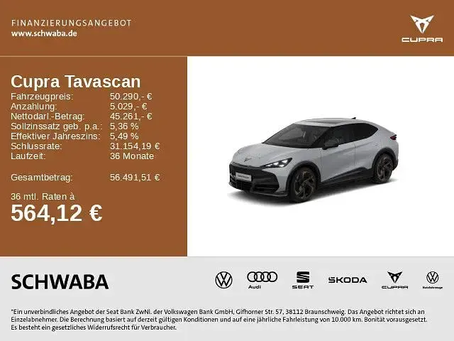 Gebraucht Cupra Tavascan VZ 250 kW (340 PS) 2026 Weiß SUV