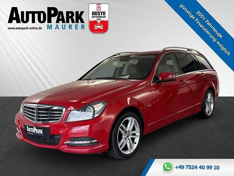 Rot Gebraucht 2012 Mercedes C180 Limousine | 8.598 € (Superpreis) - Bild 1/4