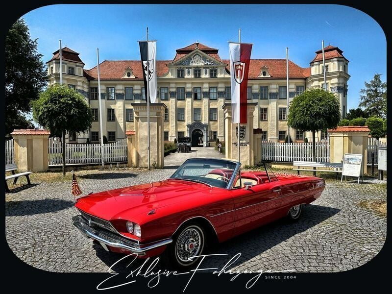 Rot Gebraucht 1966 Ford Thunderbird Cabrio | 37.777 € - Bild 1/4