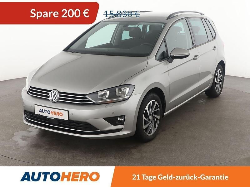 Grau Gebraucht 2017 VW Golf Sportsvan Sound Van / Kleinbus | 15.330 € (Fairer Preis) - Bild 1/3