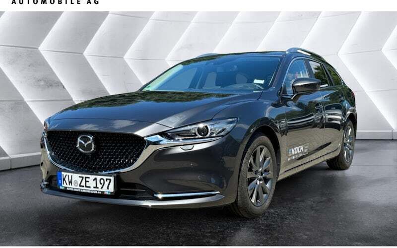 Machine grey metallic Gebraucht 2024 Mazda 6 Center-Line Kombi | 27.990 € (Superpreis) - Bild 1/4
