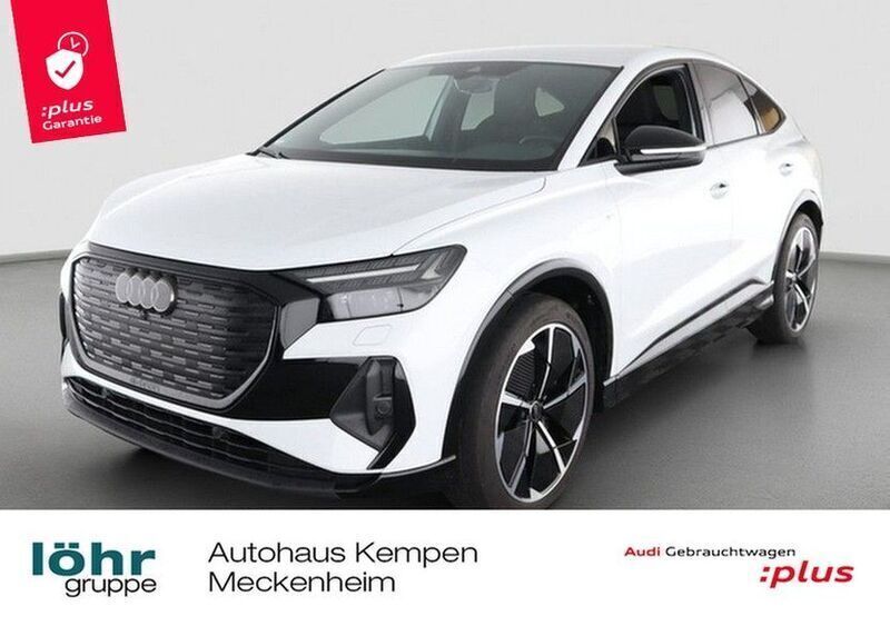 Weiß Gebraucht 2024 Audi Q4 Sportback e-tron S-Line SUV | 56.320 € (Superpreis) - Bild 1/4