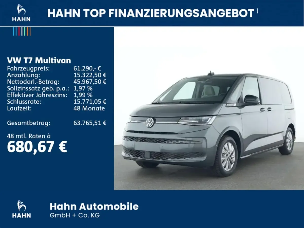 Używany VW Multivan Life 245 KM (180 kW) 2025 Szary Minivan