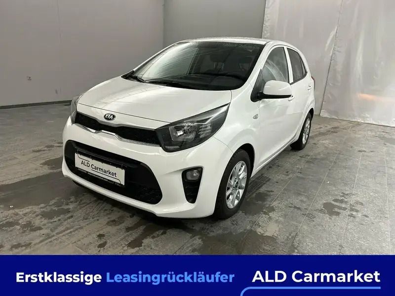 Schneeweiß Gebraucht 2020 Kia Picanto DREAM-TEAM Edition Kleinwagen | 10.480 € (Fairer Preis) - Bild 1/4