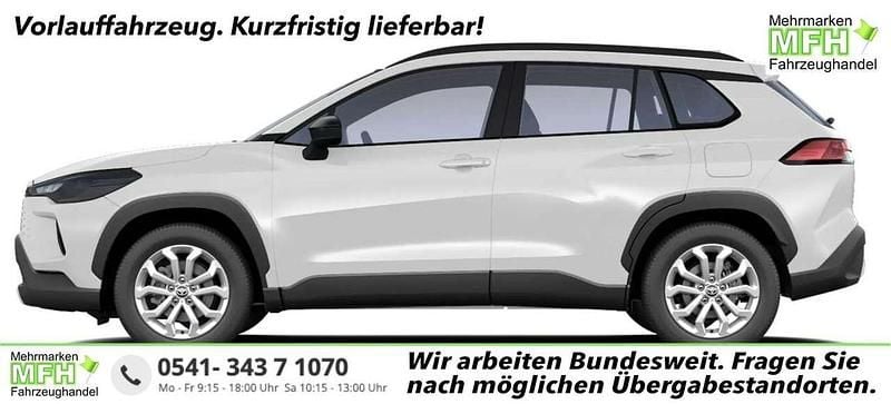 Super white Neu 2025 Toyota Corolla Cross SUV | 32.633 € (Superpreis) - Bild 1/4