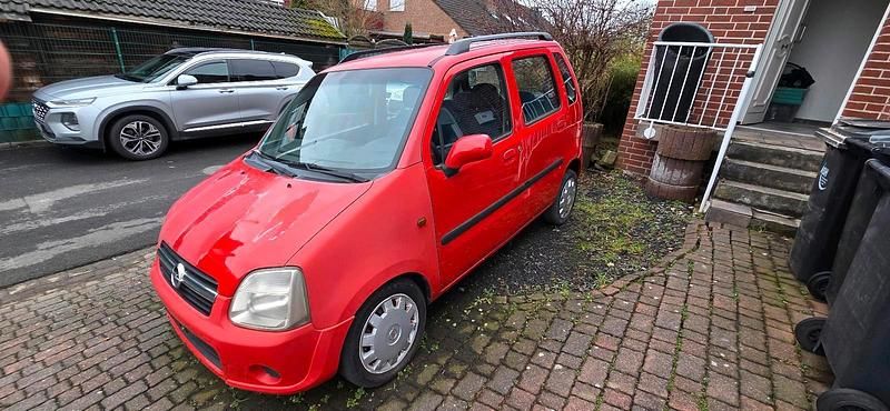 Gebraucht Opel Agila 60 PS (44 kW) 2003 Rot Van / Kleinbus
