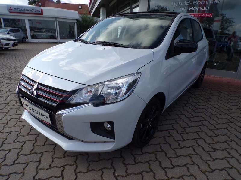 Titan weiß Gebraucht 2025 Mitsubishi Space Star Select+ Limousine | 18.590 € (Teuer) - Bild 1/4