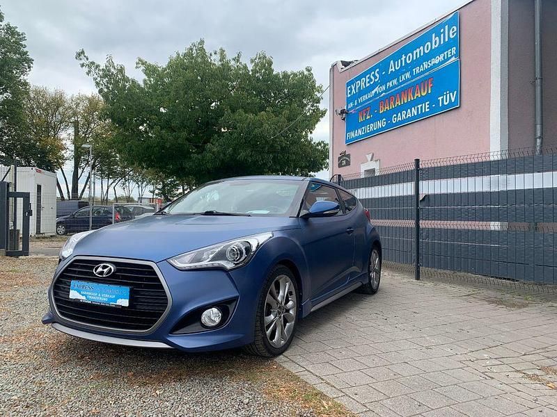 Blau Gebraucht 2017 Hyundai Veloster Turbo Kleinwagen | 10.999 € (Etwas zu teuer) - Bild 1/4